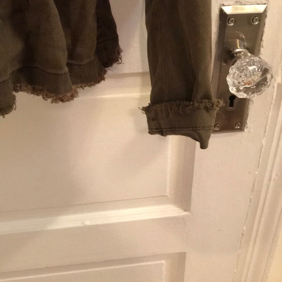 Free People Army Jacket with Peplum Bottom - Picture 4 of 8